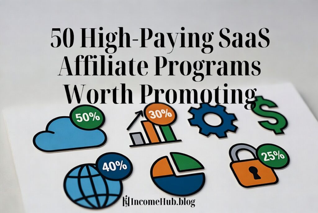 A curated list of 50 SaaS affiliate programs with strong recurring commissions, long cookie windows, and reliable payouts,…