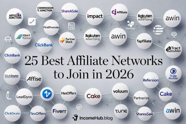 A ranked list of the 25 best affiliate networks in 2026, covering commission rates, niches, payout terms, and who each…
