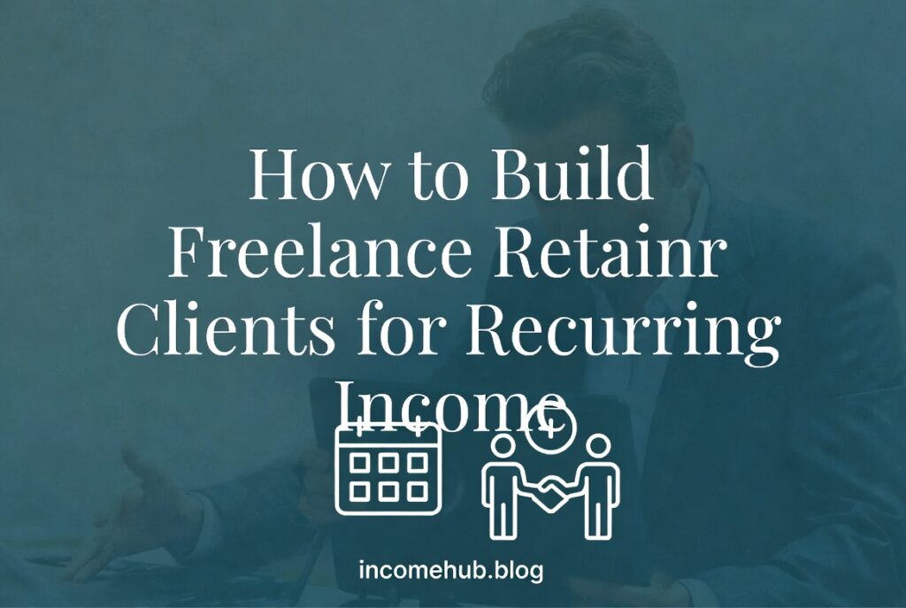 Turn one-off projects into predictable monthly income. Learn how to structure, price, and pitch freelance retainer…